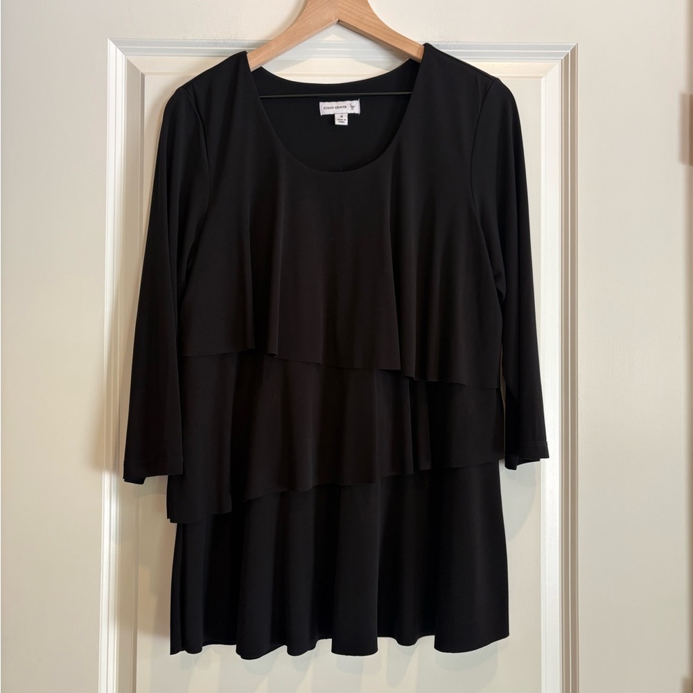 Susan Graver Liquid Knit Women’s Top